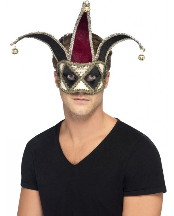 Masque Arlequin De Venise Mixte Luxe Carnaval