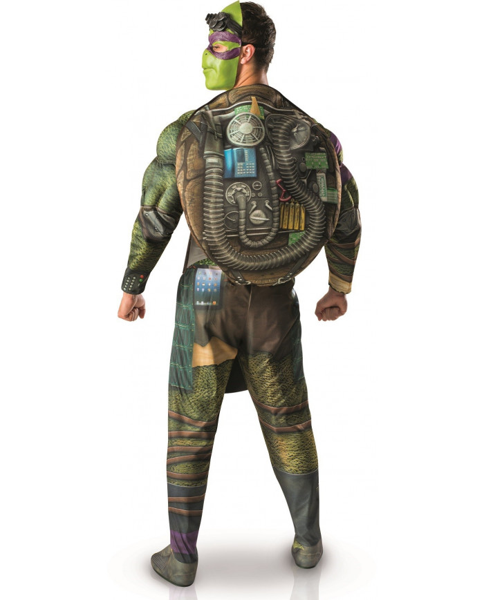 Costume de Leonardo Les Tortues Ninja pour hommes, combinaison rembourrée  verte avec masque, choix de tailles