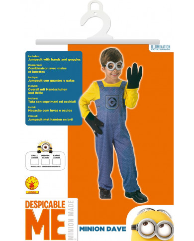 Déguisement Minion Moi Moche et Méchant en peluche 4-6 ans - SOS do