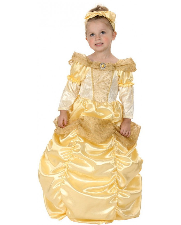 Robe déguisement princesse Belle enfant 3-4 ans Disney