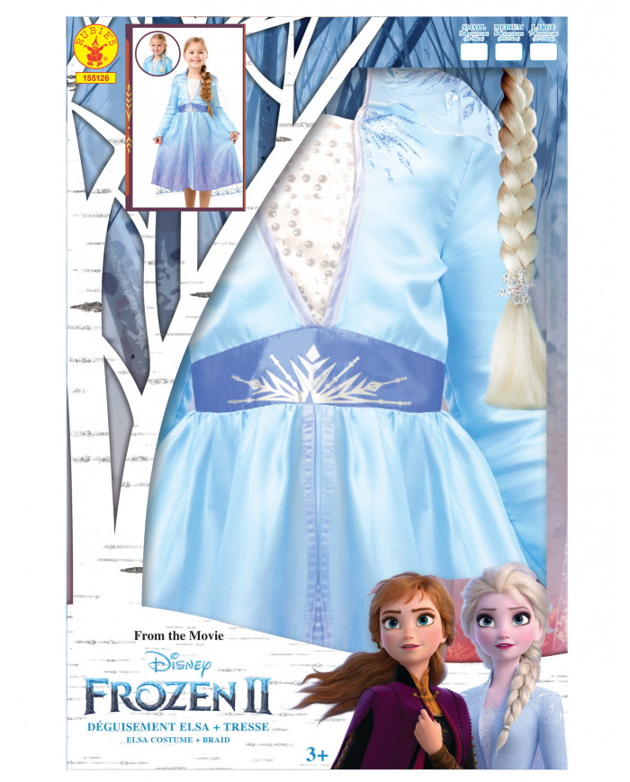 Déguisement Elsa la Reine des Neiges Deluxe fille
